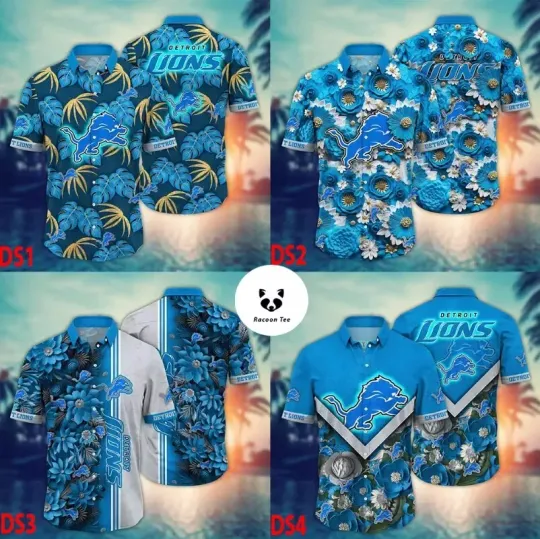 Detroit Lions Hawaiian Shirt