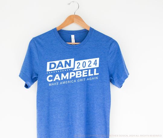 Detroit Lions "DAN CAMPBELL 2024" Unisex football T-Shirt
