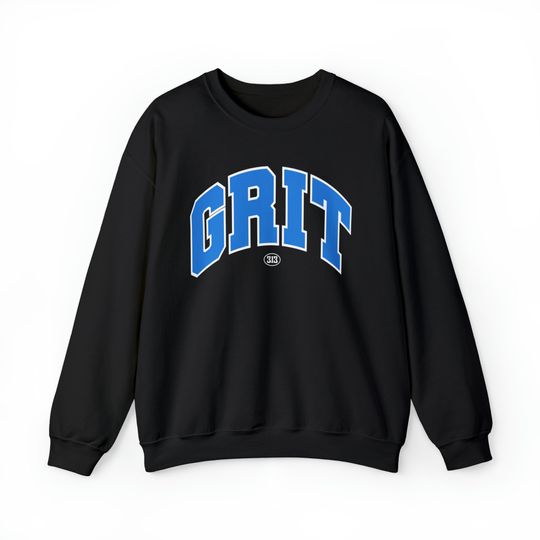 Grit Detroit Sweatshirt | Football Fan Gift | Game Day Shirt