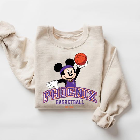 Mickey  Phoenix Basketball Sweatshirt | Game Day Shirt