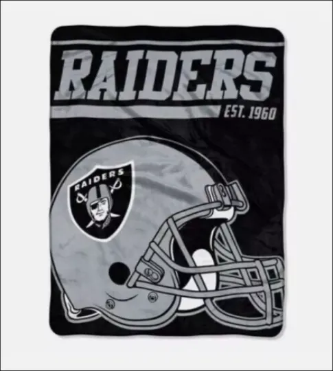 New football Las Vegas Raiders Soft Micro Rasche Fleece Blanket