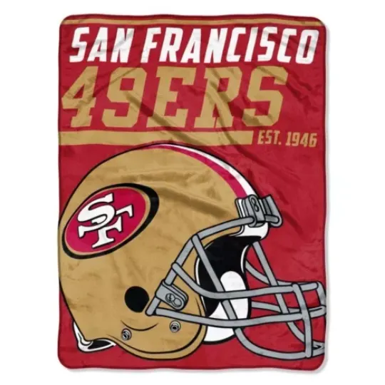 New football San Francisco 49ers Soft Micro Rasche Fleece Blanket