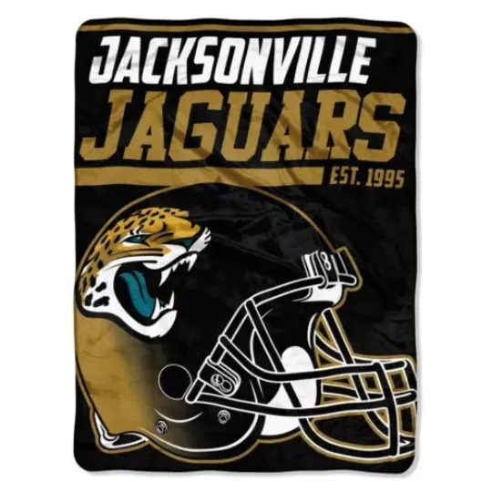 New football Jacksonville Jaguars Soft Micro Rasche Fleece Blanket