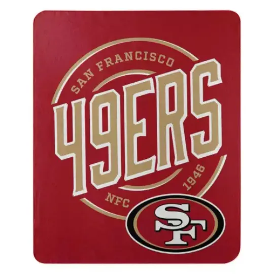 New San Francisco 49ers football Super Soft Fleece Blanket