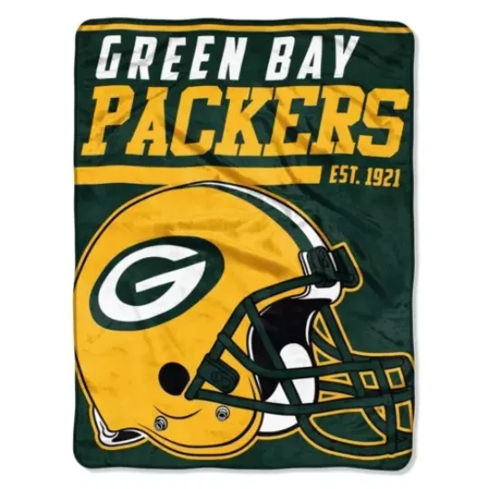 New football Green Bay Packers Soft Micro Rasche Fleece Blanket