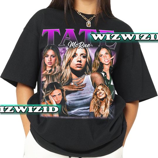 Retro 90's Tate McRae Homage T-Shirt, Tate McRae Tour Fan Tee Graphic T-Shirt, Gift For Women and Man Unisex T-Shirt