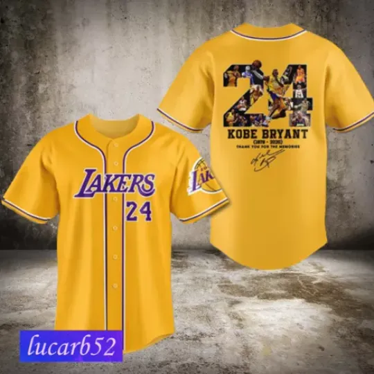 Kobe Bryant 1976 2020 Baseball Jersey Shirt