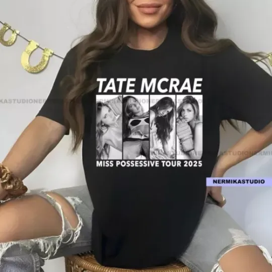 Tate Mcrae Miss Possessive World Tour 2025 T-shirt