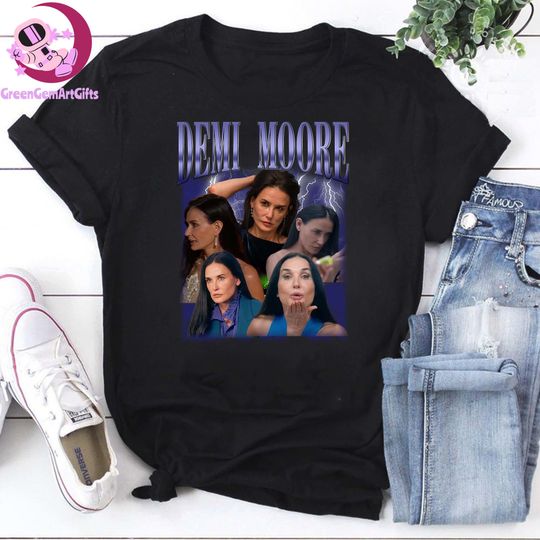 Demi Moore Vintage Bootleg Shirt, Demi Moore Retro 90s Shirt, Demi Moore Fan Tees