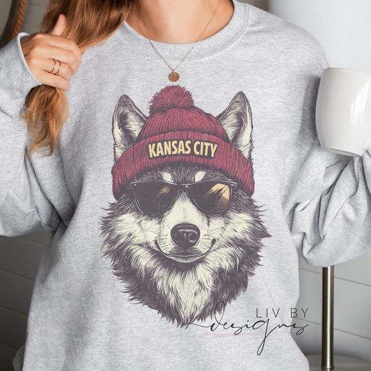 Kansas City Football Sweatshirt, Sunday Football, Chiefs Football Shirt, Game Day Shirt, Chiefs Sweater, Kansas City Football Fan Gift