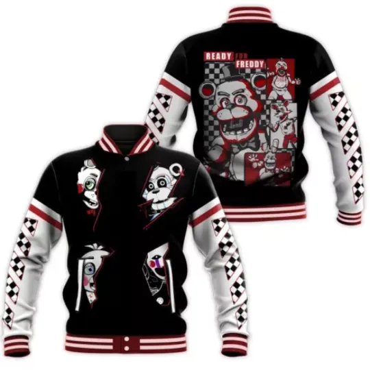 Five Nights At Freddy’s Ready Baseball Jacket