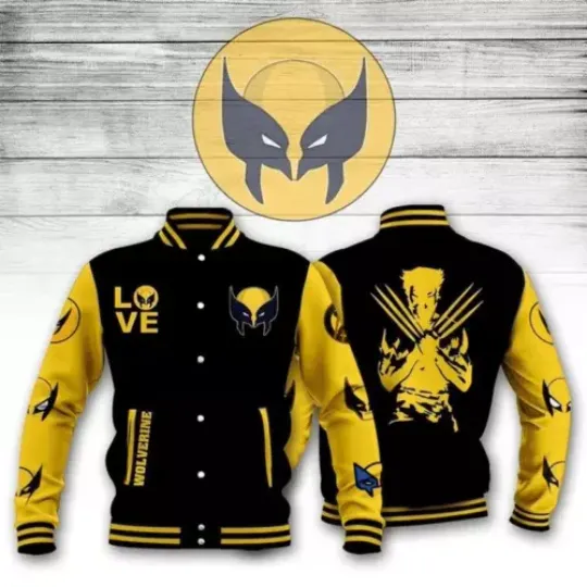 The Wolv*erine Marvel Comics 2k500 Gift For Fan Baseball Jacket