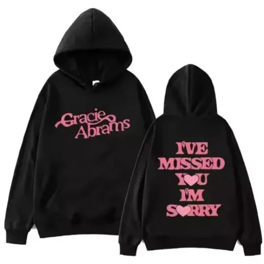 Gracie Abrams I Miss You I'm Sorry Double sided hoodies