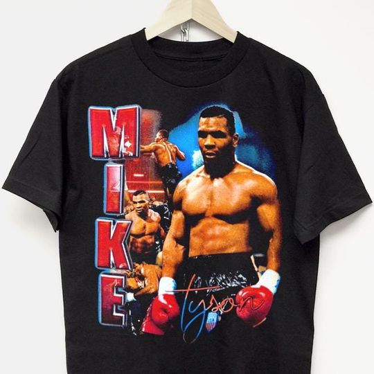 MIKE TYSON T-SHIRT vintage rap tee | hip hop streetwear | 80s 90s y2k merch | jake paul drake jordan rodman tupac dmx kanye | retro graphic