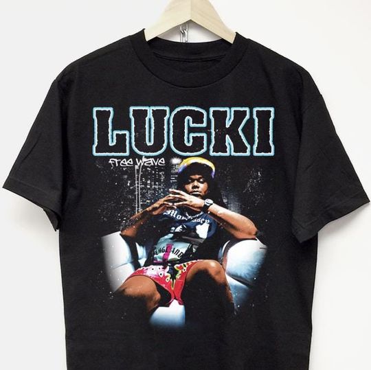 LUCKI T-SHIRT | vintage rap tee | y2k concert tour merch | lil yachty drake Travis jordan playboi carti hip hop kendrick lamar yeat ye