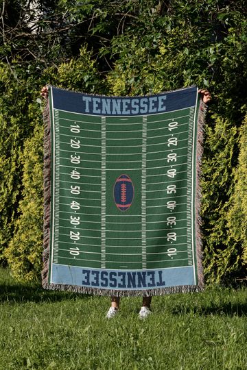 Tennessee, Woven Blanket, Titan, Football, Christmas Gift, Picnic Blanket, Tennessee Blanket