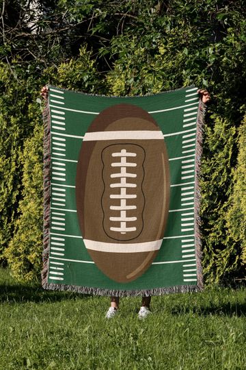 Football, Woven Blanket, Kids Room, Football, Alumni