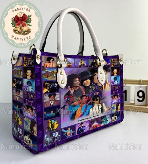 Discover Prince Pur Rain Leather Handbag, Prince Pur Rain Vintage Handbag, Shoulder Bag, Crossbody Bag, Christmas Top Handle Bag