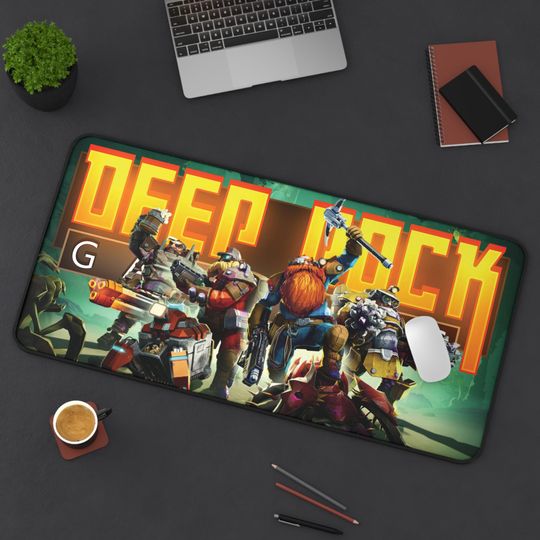 Deep Rock Galactic Mouse Pad, Desk Mat, Gaming Keyboard Mat