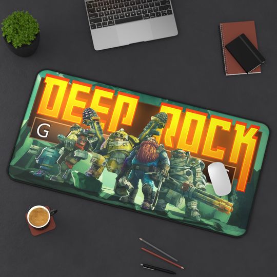 Deep Rock Galactic Mouse Pad, Desk Mat, Gaming Keyboard Mat