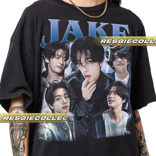Limited Jake Enhypen KPop Tshirt Vintage Unisex Shirt