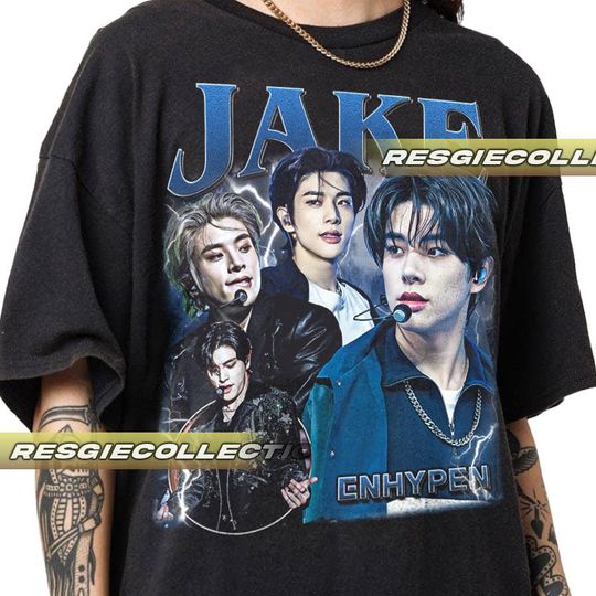 Limited Jake Enhypen KPop Tshirt Vintage Unisex Shirt