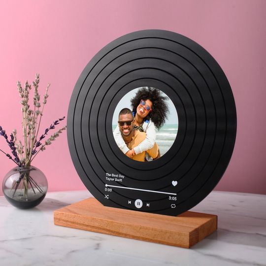 Personalized Vinyl Record - Valentine's Day Gift - Wedding Anniversary Gift - 1st Anniversary Gift for Him - Boyfriend Gift - Gifts for Wife