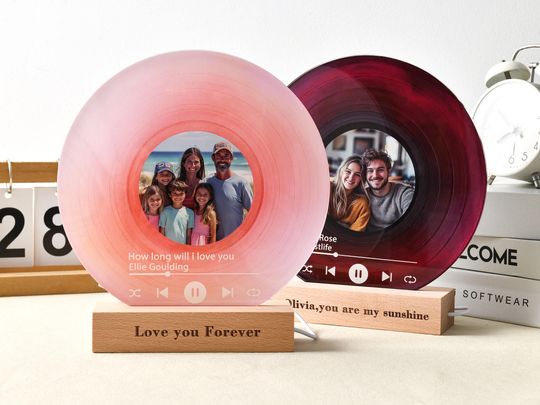 Personalized Vinyl Record with Photo,Vinyl Record gift,Anniversary Gift,Lovers gift,Wedding gift,Couple gift,Valentine's Day gift,Music gift