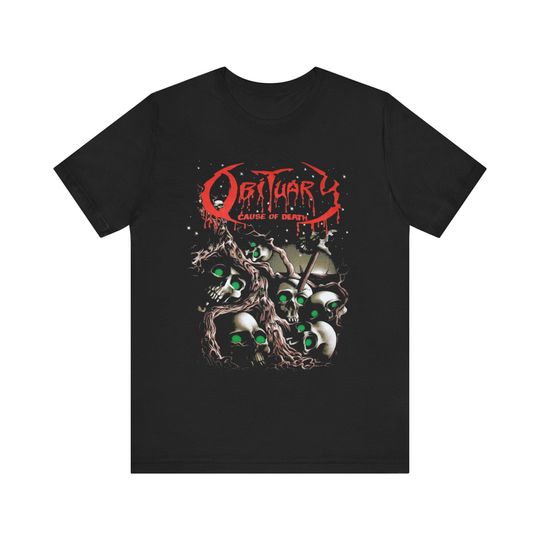Orbituary Death Metal Band T-Shirt, Music Love T-Shirt, Band Music T-Shirt, Concert T-Shirt