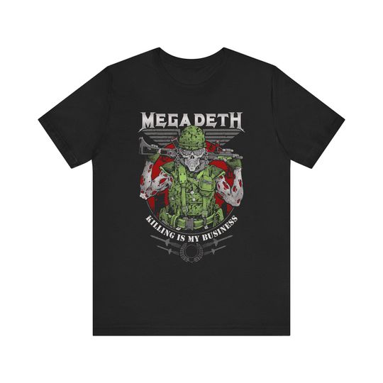 Mega Deth Thrash Metal Band T-Shirt, Music Love T-Shirt, Band Music T-Shirt, Concert T-Shirt
