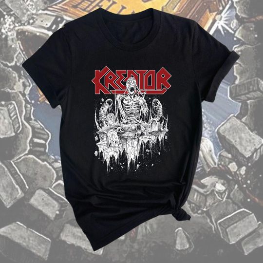 Thrash Metal Band Kreator T-Shirt, Music T-Shirt, Band Music T-Shirt, Concert T-Shirt