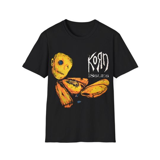 Vintage Korn Band T-Shirt, Graphic T-Shirt, Music Fan Gift T-Shirt, Grunge Concert T-Shirt, Retro Rock T-Shirt