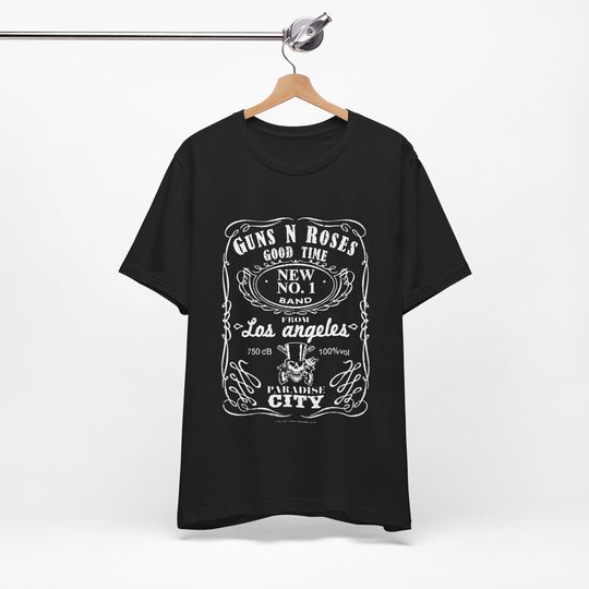 Vintage Guns and Roses J Daniel T-Shirt, Music Band T-Shirt, Rock Concert T-Shirt, Gift for Music Lover