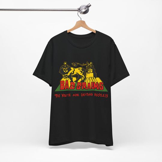 Vintage Bad Brains Band Unisex Softstyle T-Shirt, Retro Music T-Shirt, Punk Rock T-Shirt, Cool Graphic T-Shirt