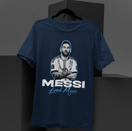 Lionel Messi T-Shirt, Messi Fan, Messi GOAT Shirt, Football Fan, Argentina Soccer Tee, Soccer Legend, Football Icon, Messi Graphic Tee