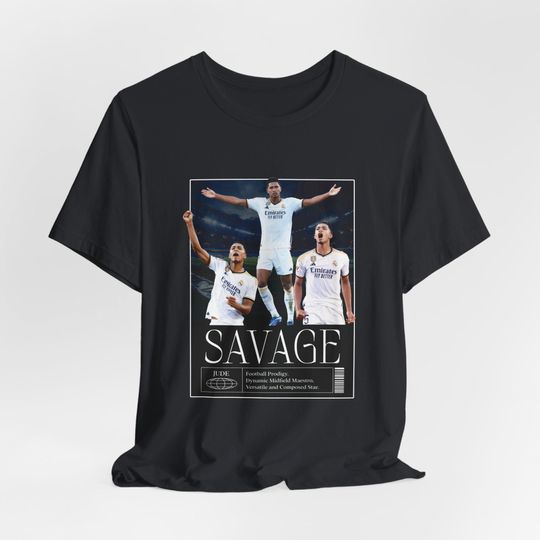 Jude Bellingham T-Shirt, Bellingham Soccer Shirt, England Football Shirt, Real Madrid Player Shirt, Bellingham Fan Merch, Bellingham Apparel