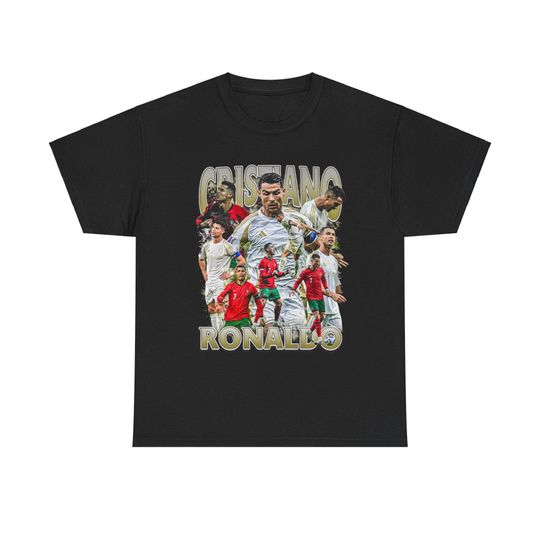 Vintage Cristiano Ronaldo Unisex Tee, Soccer Fan Gift, Football Shirt, Sports Lover Gift