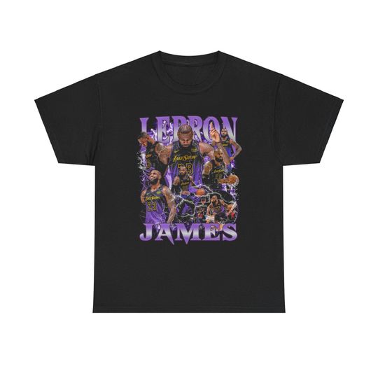 Lebron James Vintage Tee, Basketball Fan Shirt, Retro Sports Tee, Athletic Apparel, NBA Lover Gift