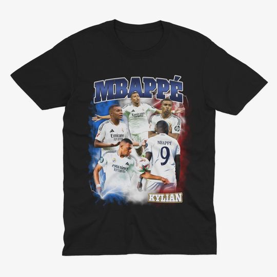 Kylian Mbappe Homage | Real Madrid T Shirt | RMFC | Football | Soccer | Madrid Fan | Real Madrid Gift | France Football | Mbappe T Shirt