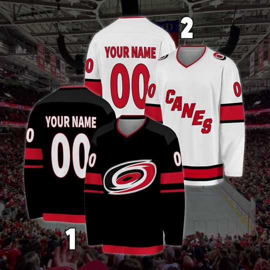Custom Ice Hockey Jersey for Men Women, Carolina Hurricanes Hockey Jersey