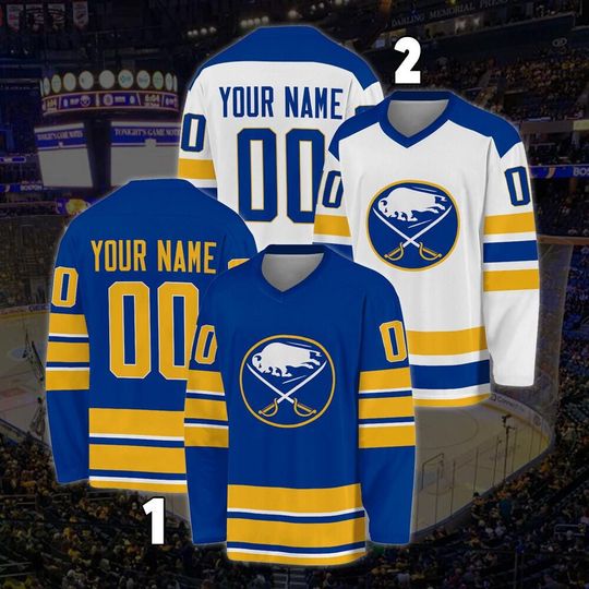 Custom Ice Hockey Jersey for Men Women, Buffalo Sabres Hockey Jersey