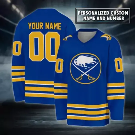Personalized Buffalo Sabres Ice Hockey Shirt, Game Day Shirt For Men Women Gift