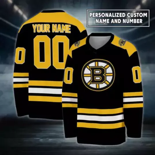 Personalized Boston Bruins Ice Hockey Shirt, Game Day Shirt For Men Women Gift