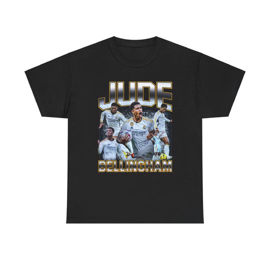 Retro Vintage 90s Graphic Jude Bellingham T-Shirt, Real Madrid Tee, Soccer T-Shirt, Bootleg Sport Tee