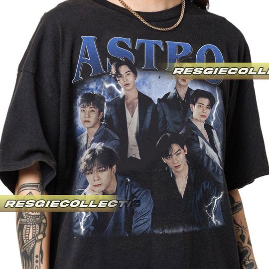 Limited Astro  Korean Pop Tshirt Vintage Unisex Shirt