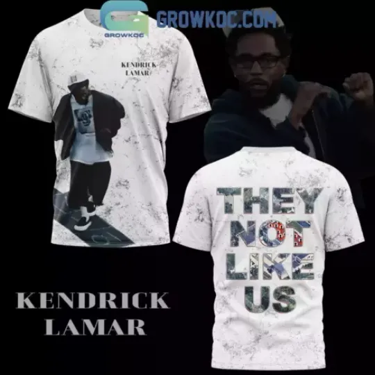 Kendrick Lamar They Not Like Us 2024 Single 3D T-Shirt