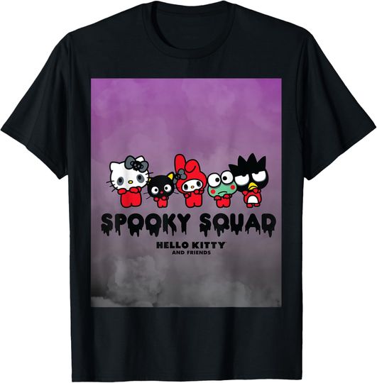 Spooky Squad Halloween Hello Kitty T-Shirt, Hello Kitty T-Shirt