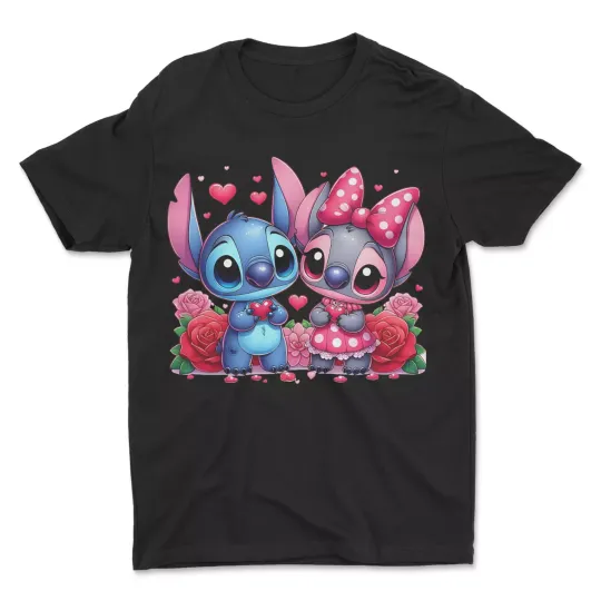 Stitch And Angel Valentine T-Shirt