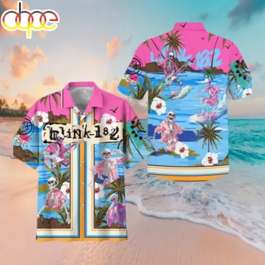 B182 Band Music Hawaiian Shirts