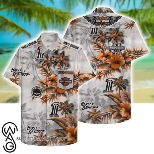 Hawaiian Shirt Haarleyy Davidson Hawaii Shirt Design 3D Full Printed Sizes S 8211